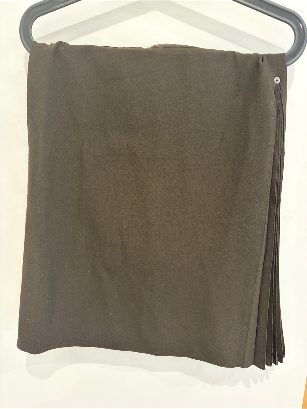 Armani Jeans Brown Skirt with Side Pleat